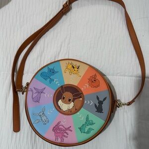 Loungefly Multicolor Eevee Evolution Crossbody Bag